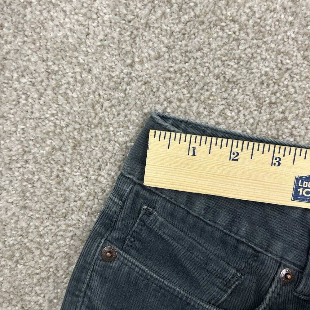 L.L Bean Corduroy Pants Women's‎ Size 10 Regular Straight Leg Favorite Fit Gray - Picture 6 of 10